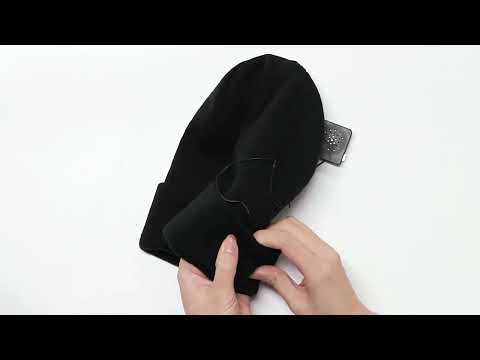 M1-BL LED Glowing Bluetooth Music Hat Wireless Call Night Running Hat(Black) - YouTube Video