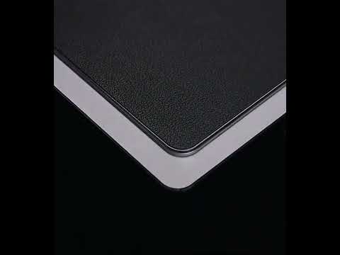 Aluminum Alloy Double-sided Non-slip Mat Desk Mouse Pad, Size : Mini(Silver) - YouTube Video