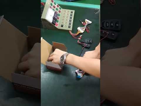 3pcs /Set Car Keyless Entry Remote Control Central Lock Small Host With Rising Window Tail Box - YouTube Video