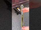 0.8ton Car Labor Saving Hand Cranked Lever Stand Scissor Jacks - YouTube Video