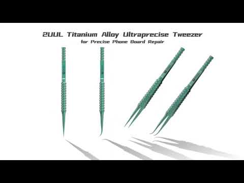 2UUL Titanium Alloy Ultra-precision Tweezer - YouTube Video
