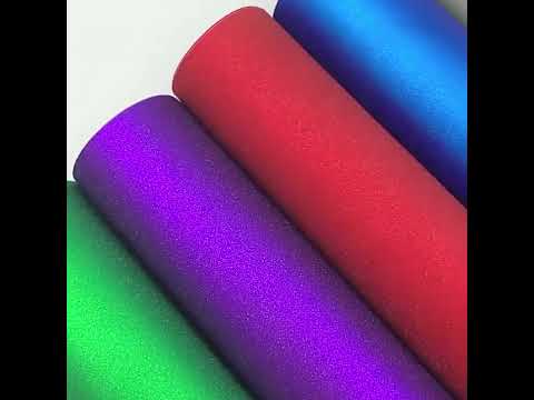 30 x 50cm Glitter Adhesive Craft Permanent Vinyl Film For Cup Wall Glass Decor(Red) - YouTube Video