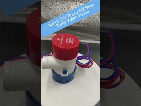 A5913 12V Boat / RV Bilge Sump Water Pump - YouTube Video