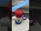 A5913 12V Boat / RV Bilge Sump Water Pump - YouTube Video