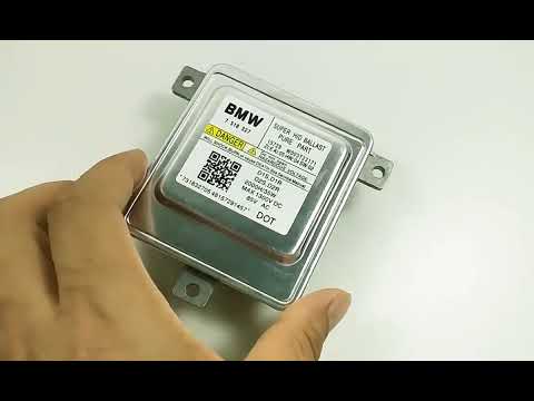 For BMW X1 E84 2009-2014 Car Xenon Lamp D1S Ballast 7318327(Silver) - YouTube Video