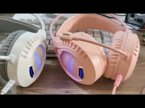 Smailwolf AK3 Headset Game Headphones Wired Luminous Desktop Computer Headset, Style: 3.5mm Double Plug  - YouTube Video