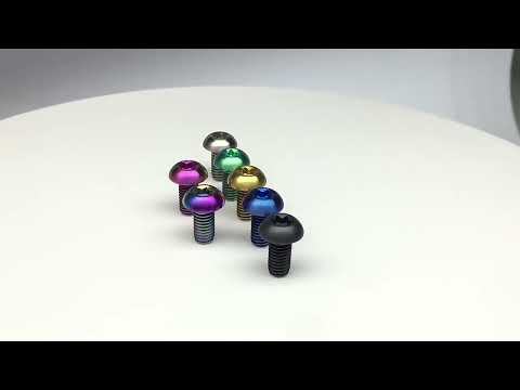 2 PCS Bicycle Accessories Titanium Bottle Cage Screw M5 12mm(Colour) - YouTube Video