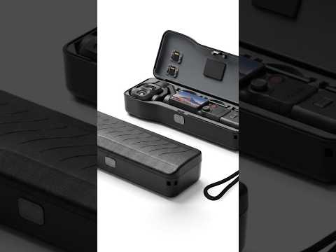 For DJI Osmo Pocket 4P Full-coverage Hard Case Gimbal Protective Cover with Storage Slots for DJI Osmo Pocket4 Pro(Black) - YouTube Video
