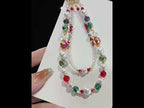 Glass Pearl Double Layer Crystal Chain(Blue) - YouTube Video