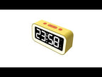 LED Electronic Alarm Clock Night Light(Yellow) - YouTube Video