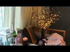 LED Willow Branch Lamp Floral Lights Holiday Home Christmas Party Garden Decoration Battery Operated Christmas Birthday Gifts(Multicolor) - YouTube Video