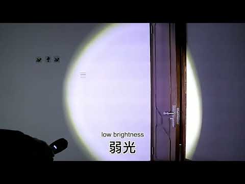 Aluminum Alloy Telescopic High-Intensity Flashlight With Power Display(Without Batteries) - YouTube Video