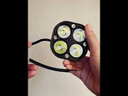 Car 3 inch Continuous Two-color Spotlight 20W / 2000LM / DC9-30V - YouTube Video