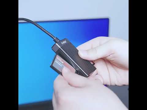 ORICO CL4T-C3 4-in-1 Simultaneously Type-C Multifunction Card Reader(Black) - YouTube Video