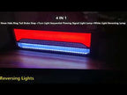2 PCS Heavy-duty Truck Trailer 147LED Light Guide Three-color Brake Light (Transparent) - YouTube Video