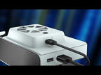 DOBE Host Base Cooling Fan With Blue Light For Switch OLED(White) - YouTube Video