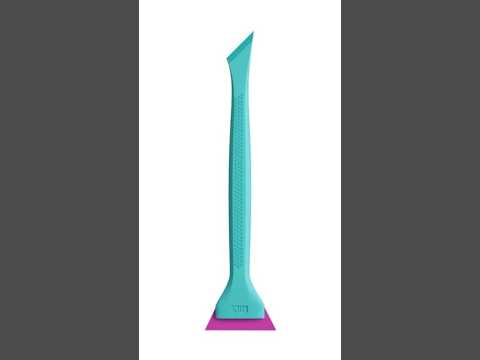 qili Long-Handle Polyurethane Squeegee for Automotive Window Tinting(Lake Blue) - YouTube Video