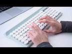MLD-568 Office Gaming Mute Wireless Mouse Keyboard Set(Black) - YouTube Video