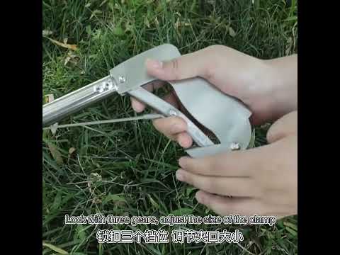 Foldable Multipurpose Stainless Steel Eel Loach Clamp Grab Tool, Length:1.2m - YouTube Video