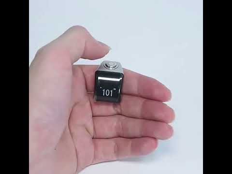 Equantu Smart Bluetooth Finger Counter Muslim Prayer Time Reminder Ring, Style: Gold 18mm - YouTube Video