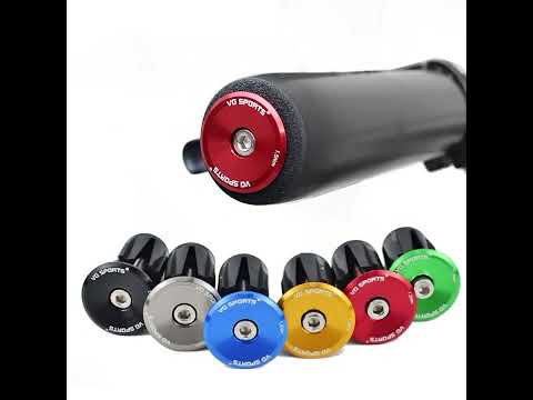 2pairs Aluminum Alloy Bicycle Expansion Handlebar Plug(Red) - YouTube Video