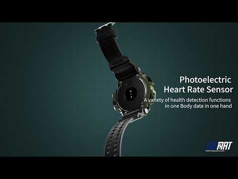 LOKMAT ATTACK Pro 1.39 inch BT5.1 Smart Sport Watch, Support Bluetooth Call / Sleep / Heart Rate / Blood Pressure Health Monitor(Black Green) - YouTube Video