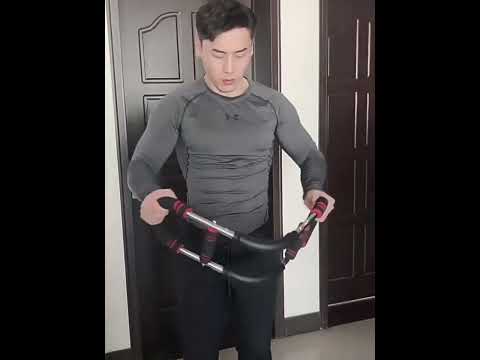 3-Level Adjustment Multifunctional U-Shaped Arm Strength Machine(Blue Black) - YouTube Video