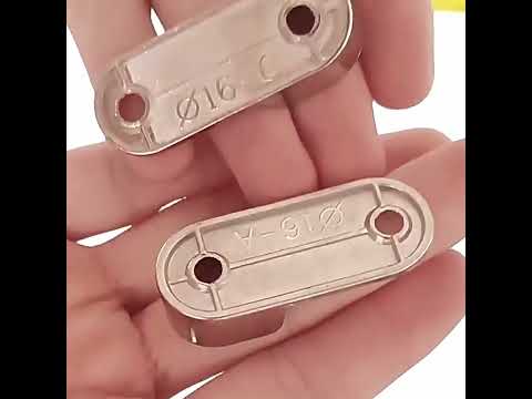 2pcs Wardrobe Closet Rod End Support Bracket Alloy Holder Hardware Furniture Accessories, Style: Thickened - YouTube Video