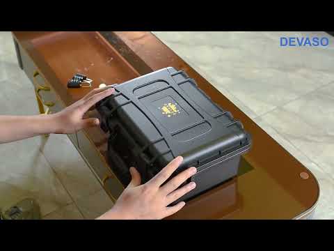 DEVASO For Switch / OLED IP67 Waterproof Storage Case Hardshell Bag, Color: Orange Blue - YouTube Video