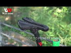 WEST BIKING Hollow Breathable Comfort Bicycle Saddle(Black) - YouTube Video