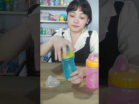 300ml Baby Learning Drinking Mug Children Portable Large Capacity Water Bottles(Green) - YouTube Video