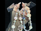 Chic Alloy Bow Accent Gold Foil Pearl Crystal Chain(Pink) - YouTube Video