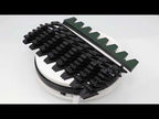 8pcs /Set Car Bumper Serrated Anti-collision Plate Decoration(Black) - YouTube Video