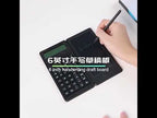 Solar Function Calculator Handwriting Pad 10 Digits Display Portable Handwriting Board(Black) - YouTube Video