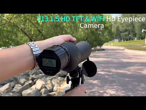 V13 1.5 inch TFT Screen WiFi HD Portable Eyepiece Camera(Black) - YouTube Video