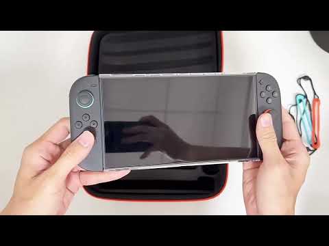 For Nintendo Switch 2 Shockproof Carrying Case Portable Protective Storage Bag(Black) - YouTube Video