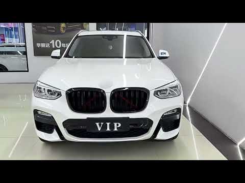 For BMW X3 G01 / X4 G02 2018-2021 Front Grille Air Intake Modification Parts, Spec: Single Line - YouTube Video