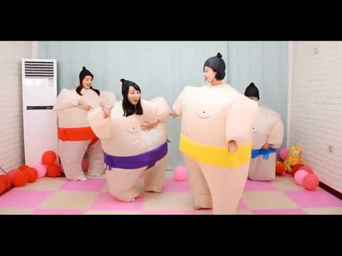Children Inflatable Sumo Costume Halloween Christmas Festival Party Carnival Inflated Kids Clothes Cartoon Dolls - YouTube Video