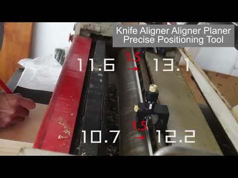 2 PCS Knife Aligner Aligner Planer Precise Positioning Tool - YouTube Video