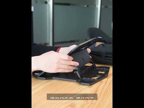 N31 Portable Laptop Bracket Liftable Computer Support Base, Colour: Black (Standard Version) - YouTube Video