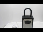Safty Key Lock Box Combination Portable Aluminium Alloy Key Safe Box Security Key Holder Secure Box - YouTube Video