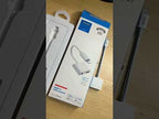 JOYROOM S-Y104 Ben Series Apple Dual Lightning Adapter, Length: 1.2m(White) - YouTube Video