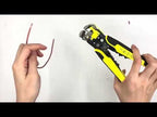 0.25-6.0mm Multi-function Wire Stripper + Carbon Steel Crimping Pliers + Storage Bag Tools Set - YouTube Video