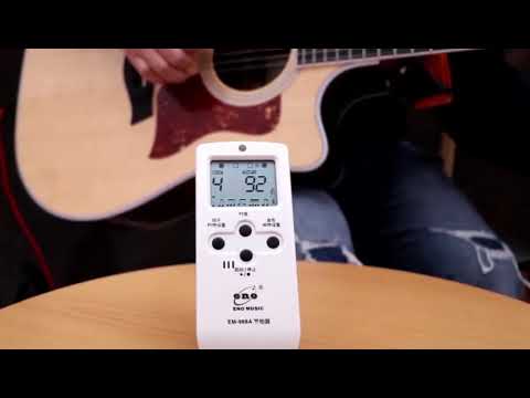 ENO EM-988A Electronic Vocal Rechargeable Metronome For Piano/Guitar/Drum/Guzheng/Violin(Pink) - YouTube Video