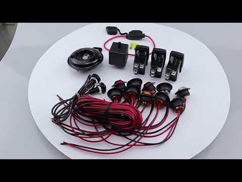 CP-4308 ATV UTV Turn Signal Fault Light Horn Wiring Harness Kit - YouTube Video