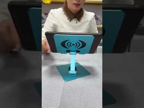 L-13 Aluminum Alloy Foldable Rotating Laptop/Tablet Stand (Green) - YouTube Video