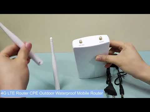 European Version 4G LTE Router CPE Outdoor Waterproof Mobile Router Triple Network, EU Plug - YouTube Video