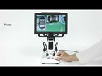 G1600 1-1600X Magnification 9 Inch Electron Microscope, Style: Without Battery US Plug - YouTube Video