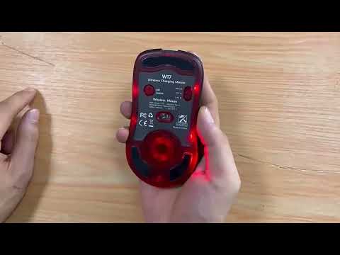 MKESPN Tri-Mode Wireless Gaming Mouse 24000 DPI, 6 RGB Lighting Modes, Rechargeable, Macro Programmable Black - YouTube Video