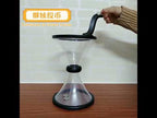 Vortex Bank Decompression Transparent Funnel Gravity Rotating Coin Storage Box - YouTube Video